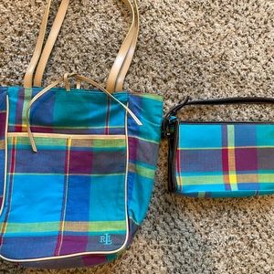Ralph Lauren Ladies Matching Tote bag and handbag